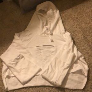 come over and chill crop sweatshirt